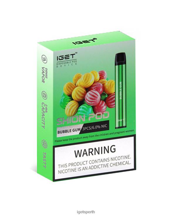 3 x IGET Shion 40Z86 Bubble Gum