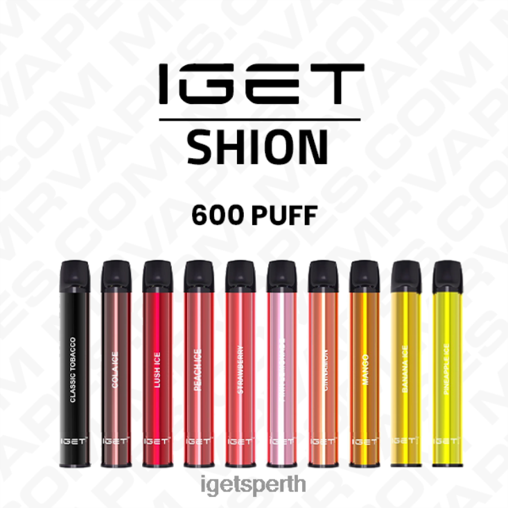IGET SHION DISPOSABLE VAPE WHOLESALE (600 PUFFS) 40Z8633